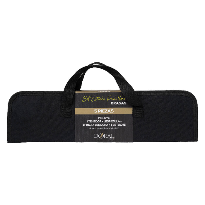 Set Estuche Parrillero. Brasas 5 Piezas