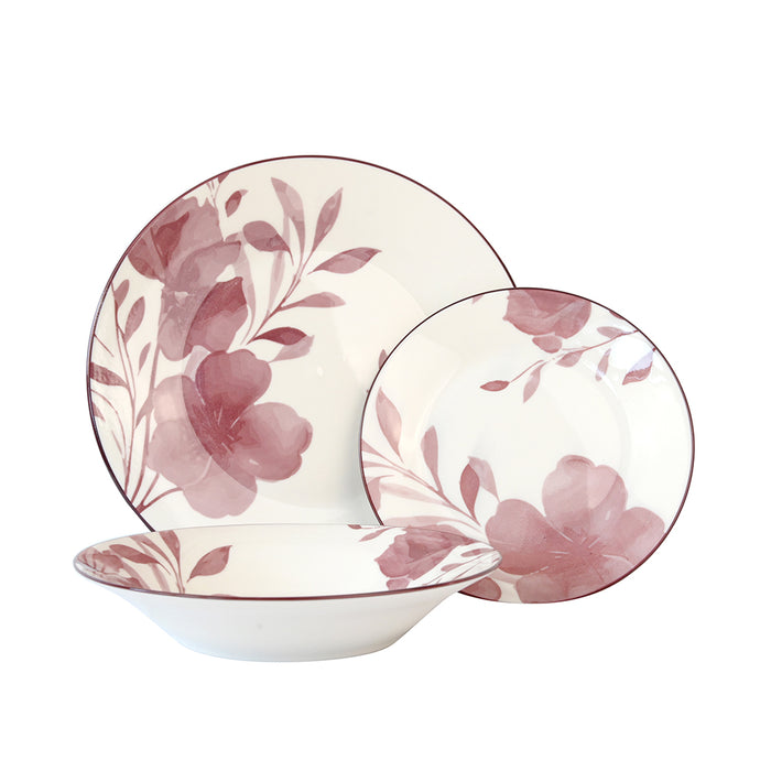 Vajilla Porcelana 12 Piezas Colección De Santis - COMPRA MÍNIMA 2 UNIDADES