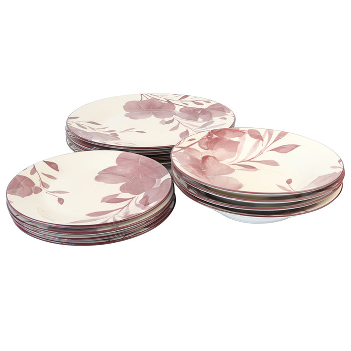 Vajilla Porcelana 12 Piezas Colección De Santis - COMPRA MÍNIMA 2 UNIDADES