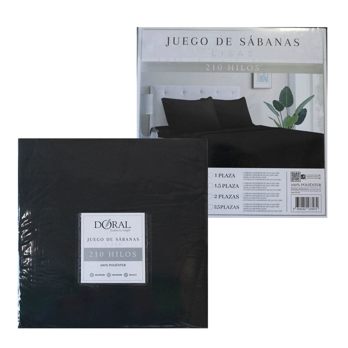 Juego de Sábanas Lisas Color Microfibra - COMPRA MÍNIMA 20 UNIDADES