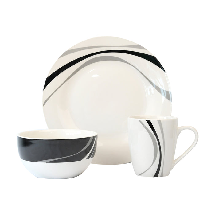 Vajilla Porcelana 12 Piezas Colección De Angelis  - COMPRA MÍNIMA 2 UNIDADES