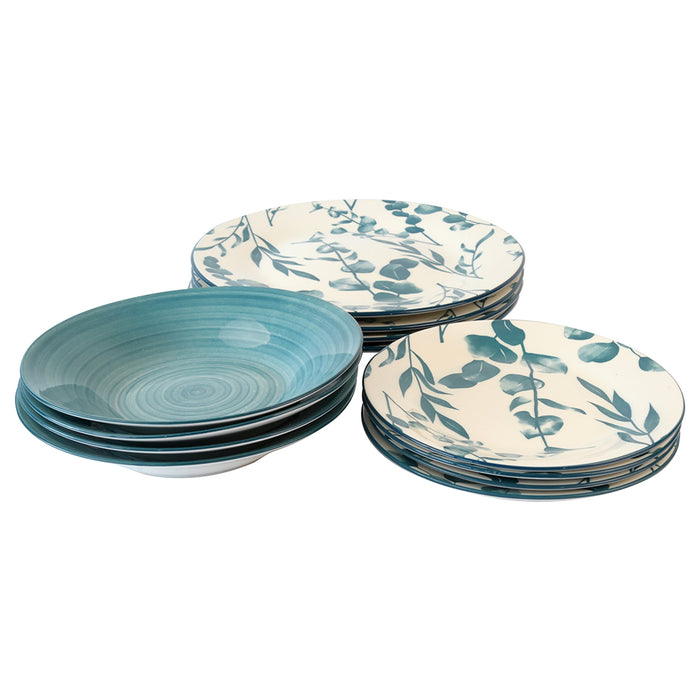 Vajilla Porcelana 12 Piezas Colección De Santis - COMPRA MÍNIMA 2 UNIDADES