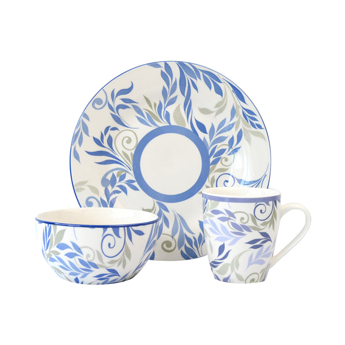Vajilla Porcelana 12 Piezas Colección De Angelis  - COMPRA MÍNIMA 2 UNIDADES