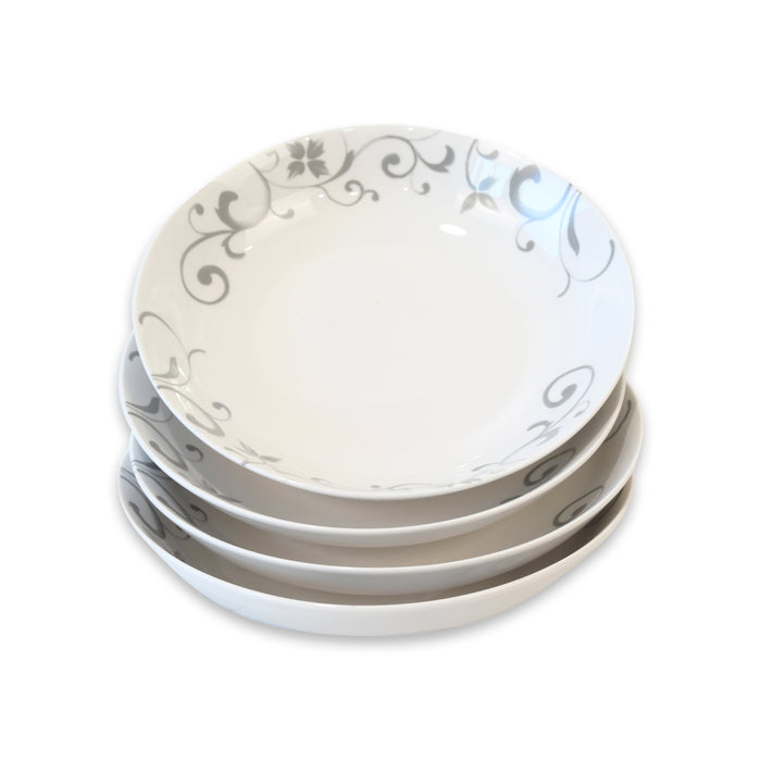 Set 4 Platos Porcelana Hondos 20 cm - Doral Kitchen - COMPRA MÍNIMA 8 UNIDADES