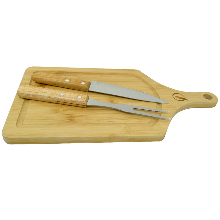 Set Parrillero Brasas Tabla 3 Piezas