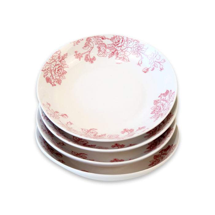 Set 4 Platos Porcelana Hondos 20 cm - Doral Kitchen - COMPRA MÍNIMA 8 UNIDADES