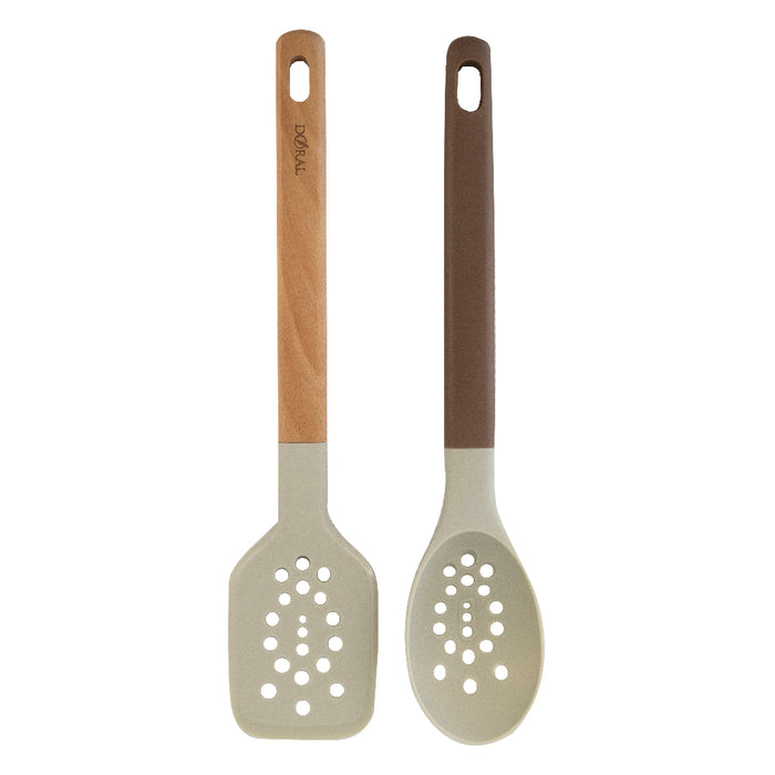 Set Espumaderos de Cocina 2 Piezas Cuchara + Espátula
