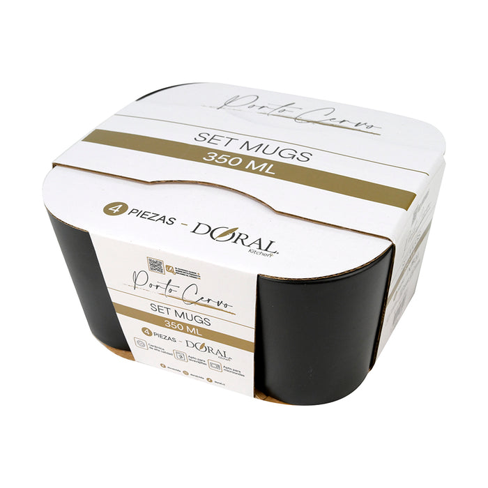 Set 4 Mugs 350 ml - Porto Cervo - COMPRA MÍNIMA 12 UNIDADES