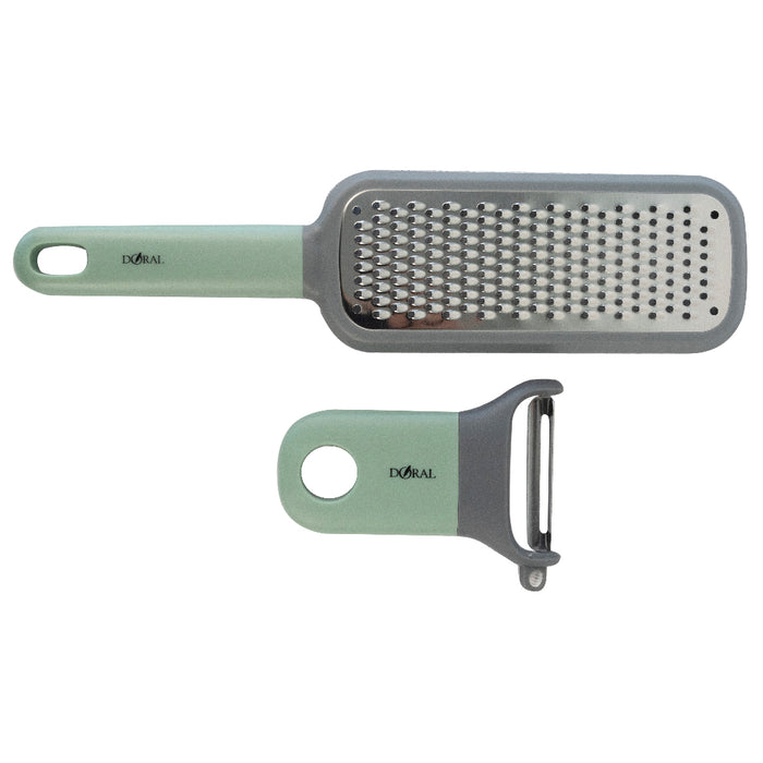 Set Cocina 2 Piezas Pelador + Rallador Manual