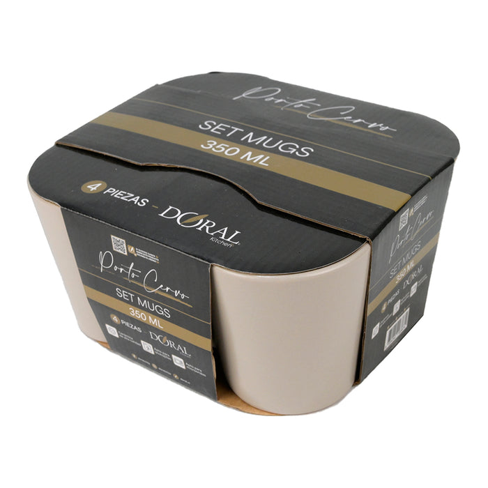 Set 4 Mugs 350 ml - Porto Cervo - COMPRA MÍNIMA 12 UNIDADES