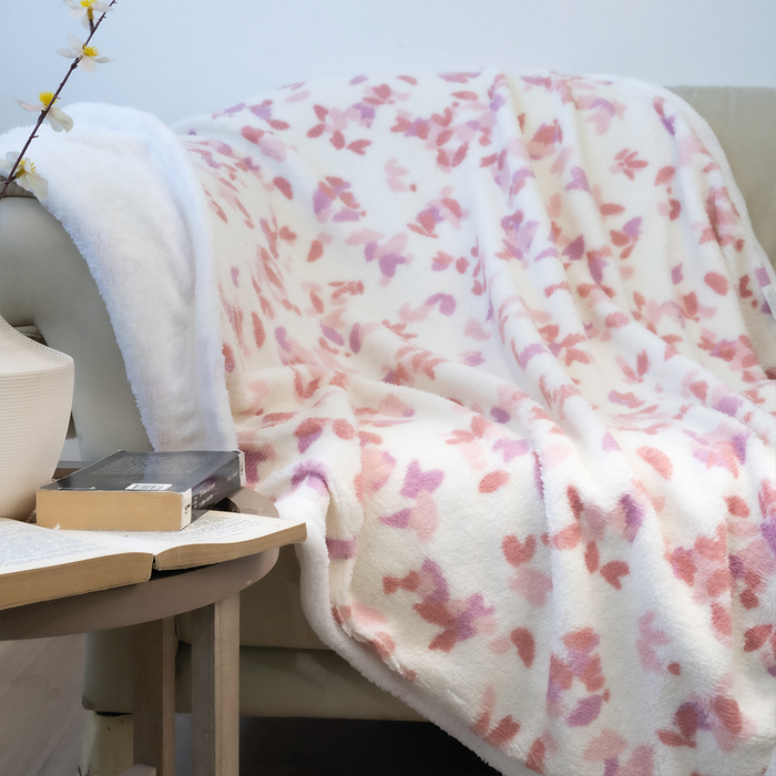Manta Muffin Estampada Deluxe con Sherpa - COMPRA MÍNIMA 16 UNIDADES