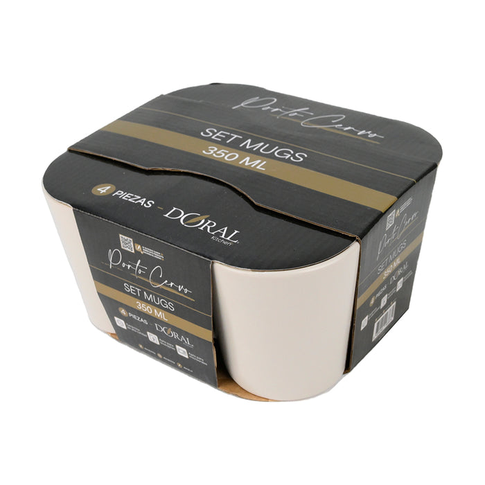 Set 4 Mugs 350 ml - Porto Cervo - COMPRA MÍNIMA 12 UNIDADES