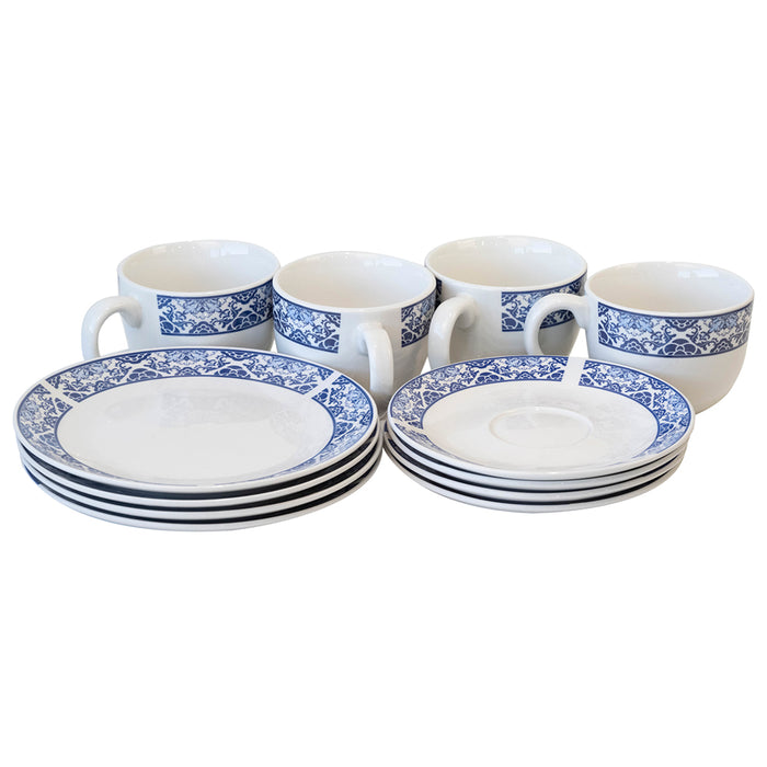 Vajilla Porcelana 12 Piezas Doña María - COMPRA MÍNIMA 6 UNIDADES