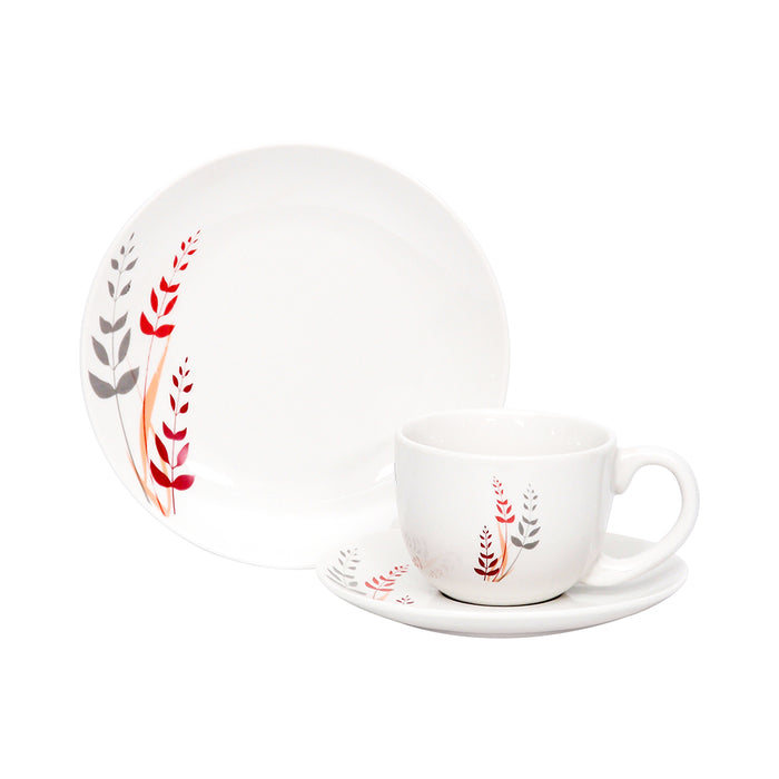 Vajilla Porcelana 12 Piezas Doña María - COMPRA MÍNIMA 6 UNIDADES
