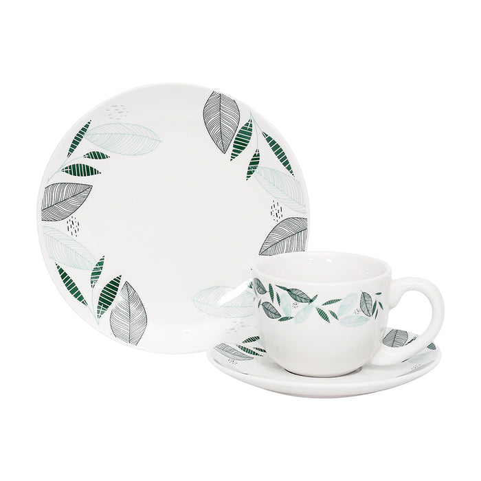 Vajilla Porcelana 12 Piezas Doña María - COMPRA MÍNIMA 6 UNIDADES