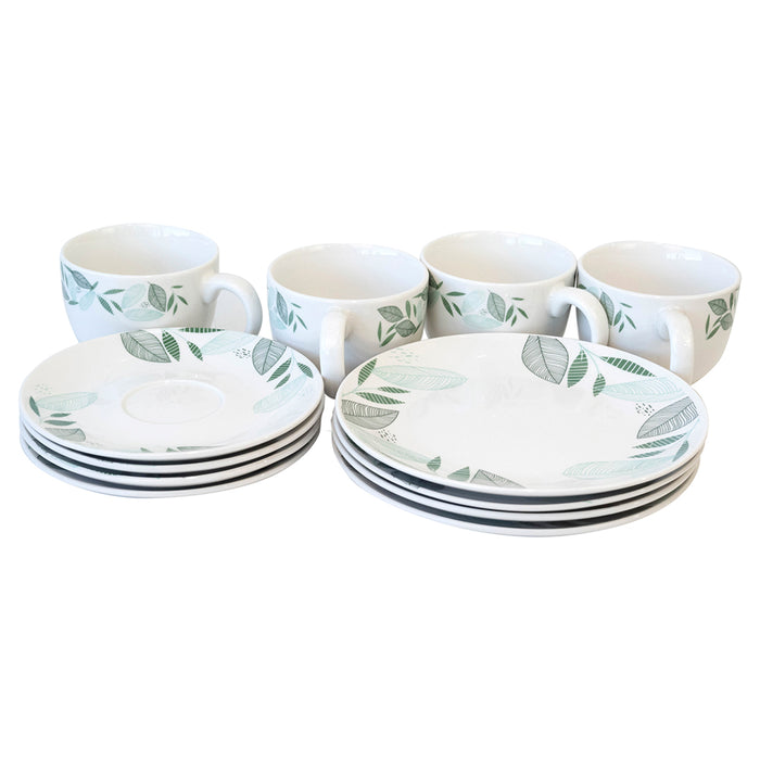 Vajilla Porcelana 12 Piezas Doña María - COMPRA MÍNIMA 6 UNIDADES