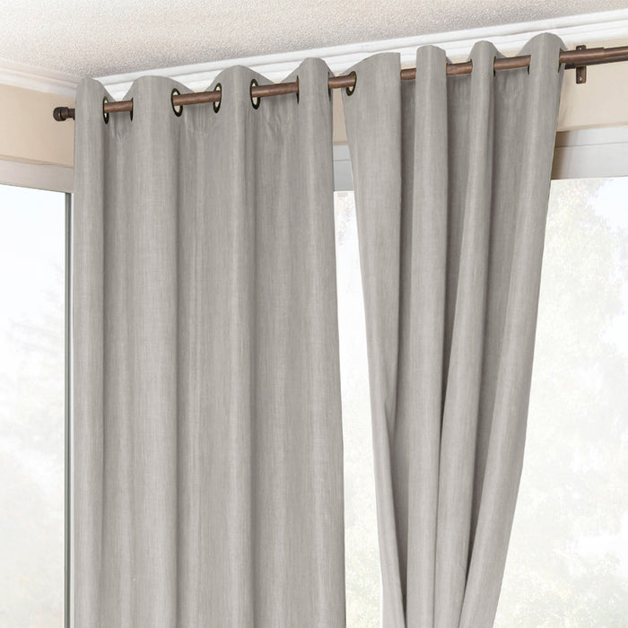 Juego Cortinas Melbourne Argollas (Blackout 80%) - COMPRA MÍNIMA 6 UNIDADES