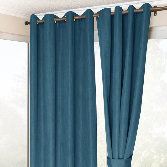 Juego Cortinas Melbourne Argollas (Blackout 80%) - COMPRA MÍNIMA 6 UNIDADES