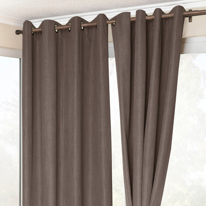 Juego Cortinas Melbourne Argollas (Blackout 80%) - COMPRA MÍNIMA 6 UNIDADES