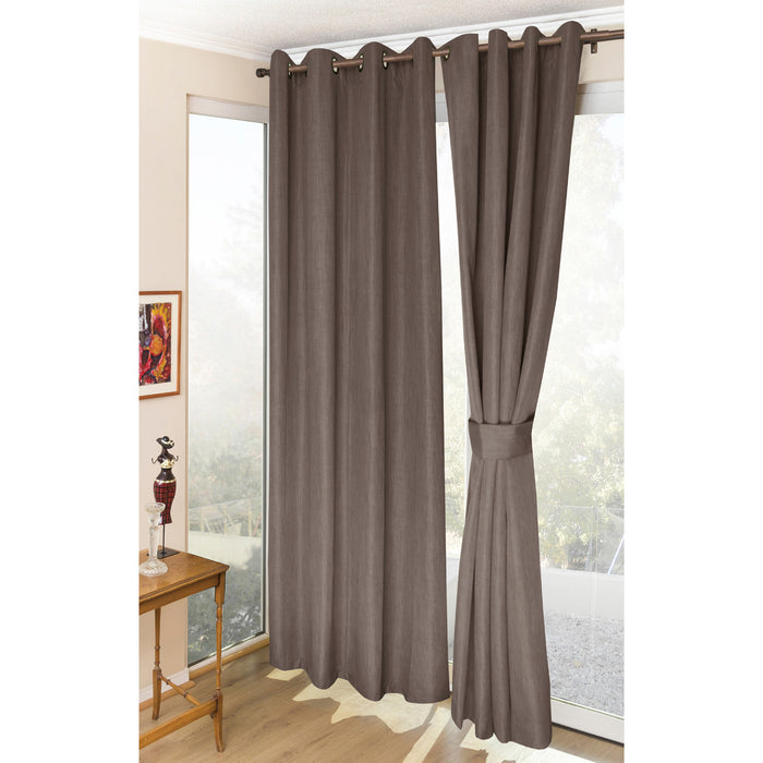 Juego Cortinas Melbourne Argollas (Blackout 80%) - COMPRA MÍNIMA 6 UNIDADES