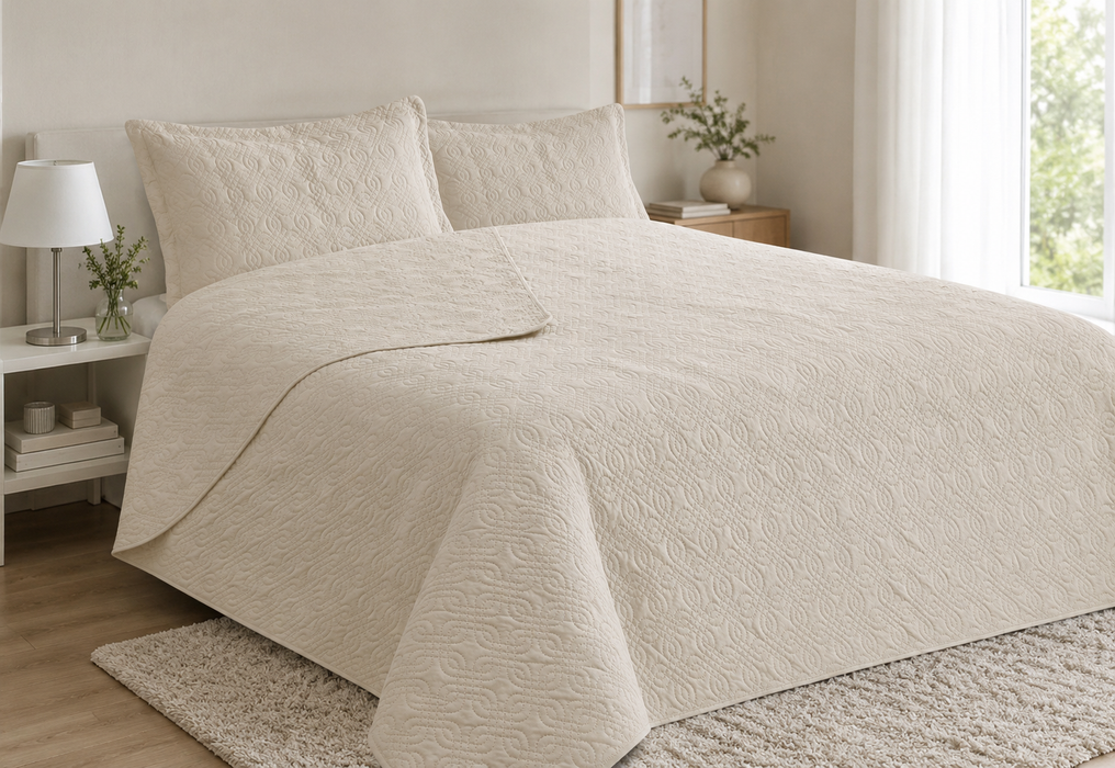 Quilt Doral Bubbly Colección Lúmina - COMPRA MÍNIMA 10 UNIDADES 1.5 PLAZA, 8 UNIDADES 2.0 PLAZAS, 5 UNIDADES 2.5 PLAZAS