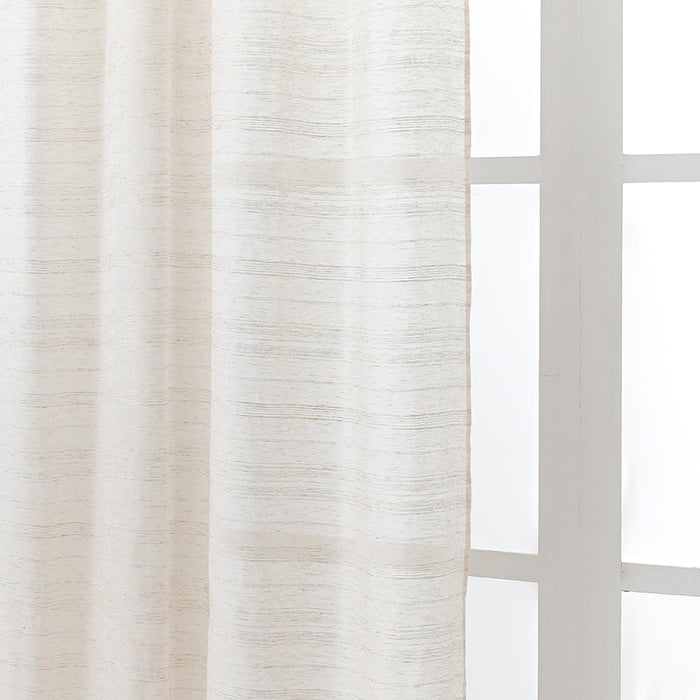 Juego Cortinas Velos Argollas Lino - COMPRA MÍNIMA 20 UNIDADES