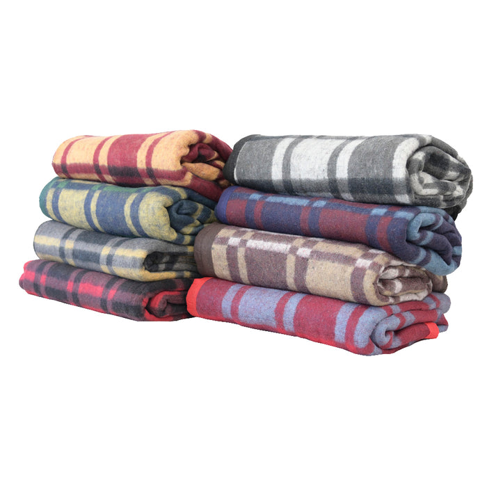 Frazadas  Campo Lindo Jacquard Golden Escocés Diseños surtidos