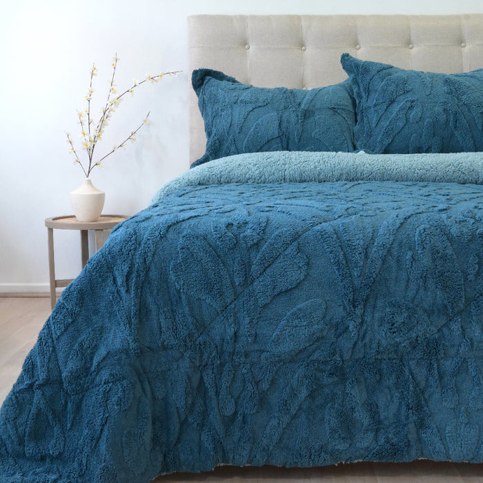 Cubrecama Jacquard Deluxe con Sherpa  - COMPRA MÍNIMA 6 UNIDADES 1.5 Y 5 UNIDADES 2.0 PLAZAS, 2.5 PLAZAS Y 3.0 PLAZAS