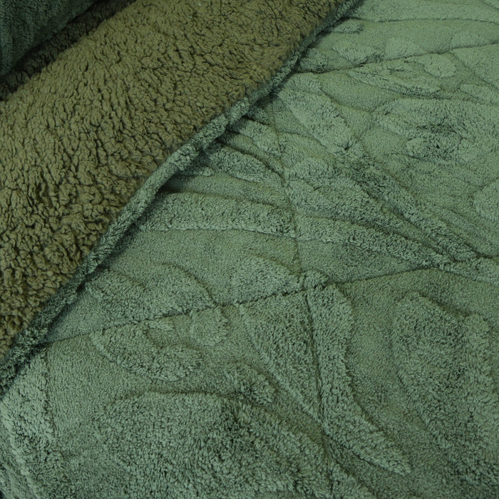 Cubrecama Jacquard Deluxe con Sherpa  - COMPRA MÍNIMA 6 UNIDADES 1.5 Y 5 UNIDADES 2.0 PLAZAS, 2.5 PLAZAS Y 3.0 PLAZAS