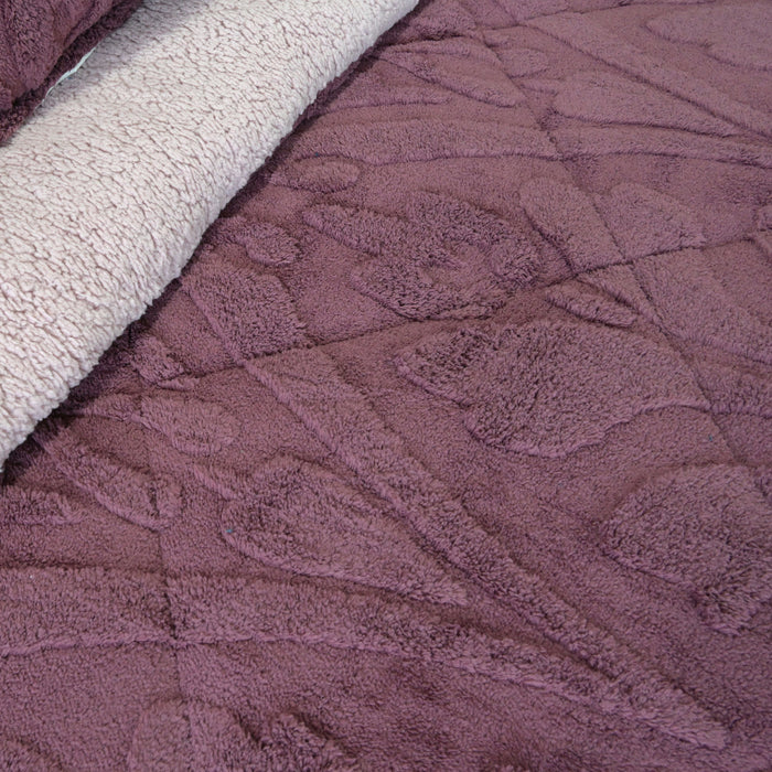 Cubrecama Jacquard Deluxe con Sherpa  - COMPRA MÍNIMA 6 UNIDADES 1.5 Y 5 UNIDADES 2.0 PLAZAS, 2.5 PLAZAS Y 3.0 PLAZAS