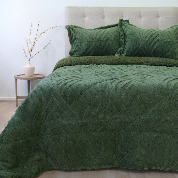 Cubrecama Jacquard Deluxe con Sherpa  - COMPRA MÍNIMA 6 UNIDADES 1.5 Y 5 UNIDADES 2.0 PLAZAS, 2.5 PLAZAS Y 3.0 PLAZAS