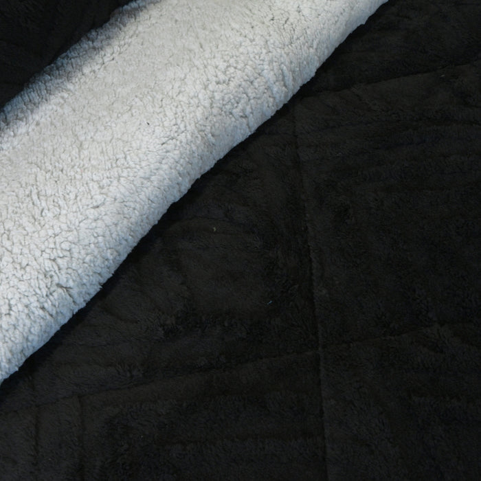Cubrecama Jacquard Deluxe con Sherpa  - COMPRA MÍNIMA 6 UNIDADES 1.5 Y 5 UNIDADES 2.0 PLAZAS, 2.5 PLAZAS Y 3.0 PLAZAS