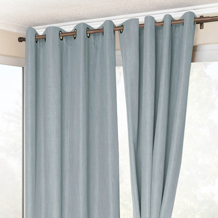Juego Cortinas Melbourne Argollas (Blackout 80%) - COMPRA MÍNIMA 6 UNIDADES