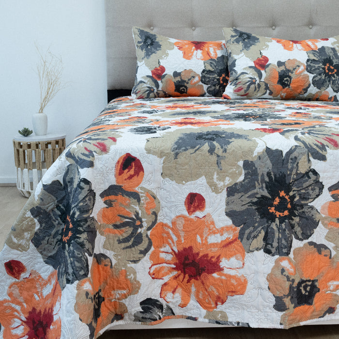 Quilt Hotpress Estampado c/n Fundas Diseños surtidos