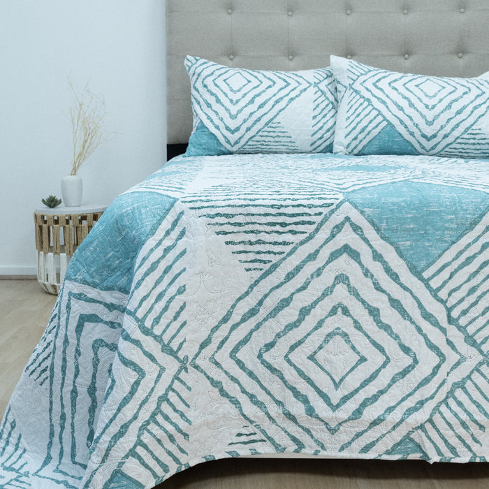 Quilt Hotpress Estampado c/n Fundas Diseños surtidos