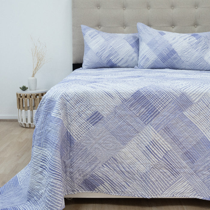 Quilt Hotpress Estampado c/n Fundas Diseños surtidos