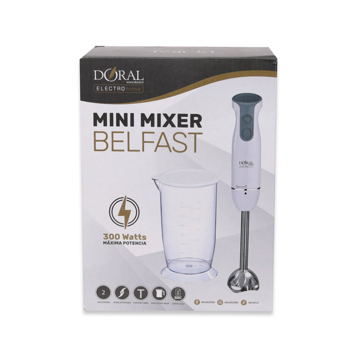 Mini Mixer Eléctrica Belfast - 300 W  - COMPRA MÍNIMA 8 UNIDADES