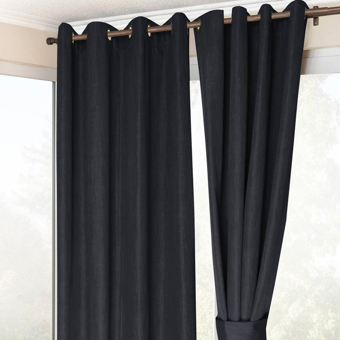 Juego Cortinas Melbourne Argollas (Blackout 80%) - COMPRA MÍNIMA 6 UNIDADES