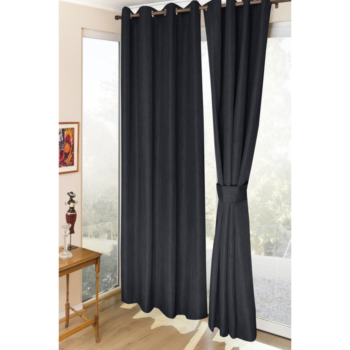 Juego Cortinas Melbourne Argollas (Blackout 80%) - COMPRA MÍNIMA 6 UNIDADES