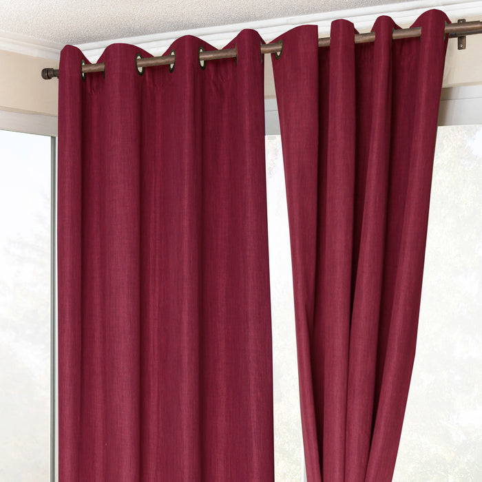 Juego Cortinas Melbourne Argollas (Blackout 80%) - COMPRA MÍNIMA 6 UNIDADES
