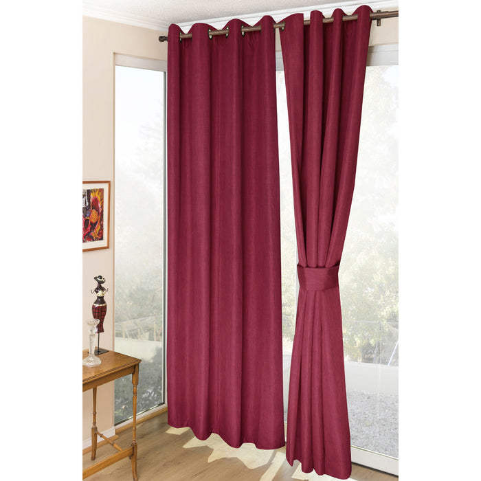 Juego Cortinas Melbourne Argollas (Blackout 80%) - COMPRA MÍNIMA 6 UNIDADES