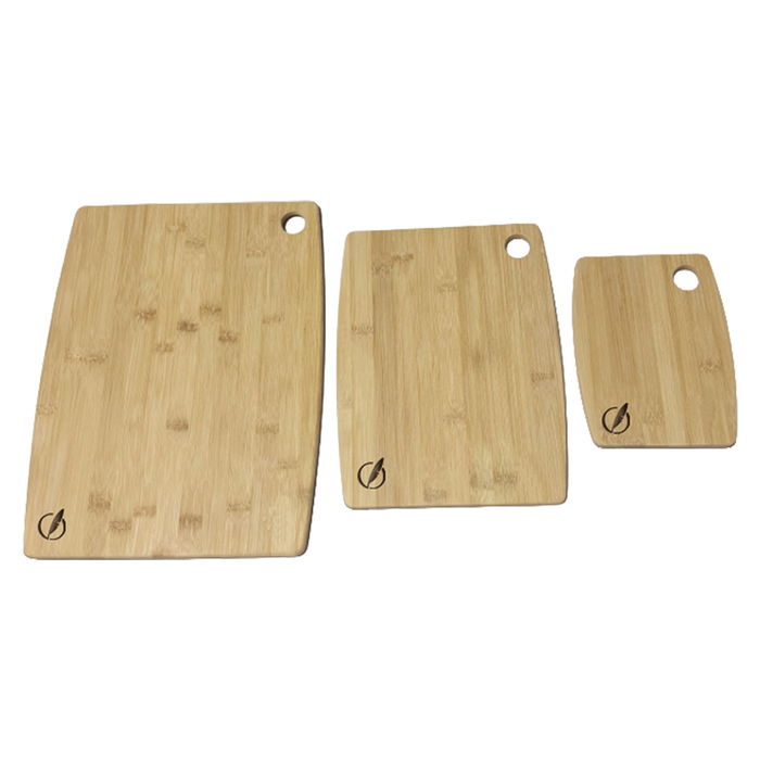 Set 3 Tablas Bamboo Rectangulares para Picar y Servir - COMPRA MÍNIMA 12 UNIDADES