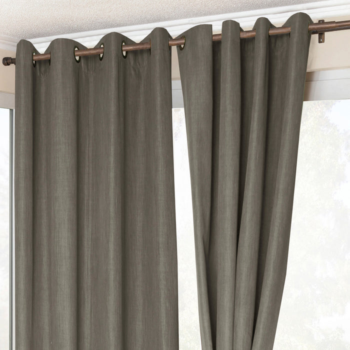 Juego Cortinas Melbourne Argollas (Blackout 80%) - COMPRA MÍNIMA 6 UNIDADES