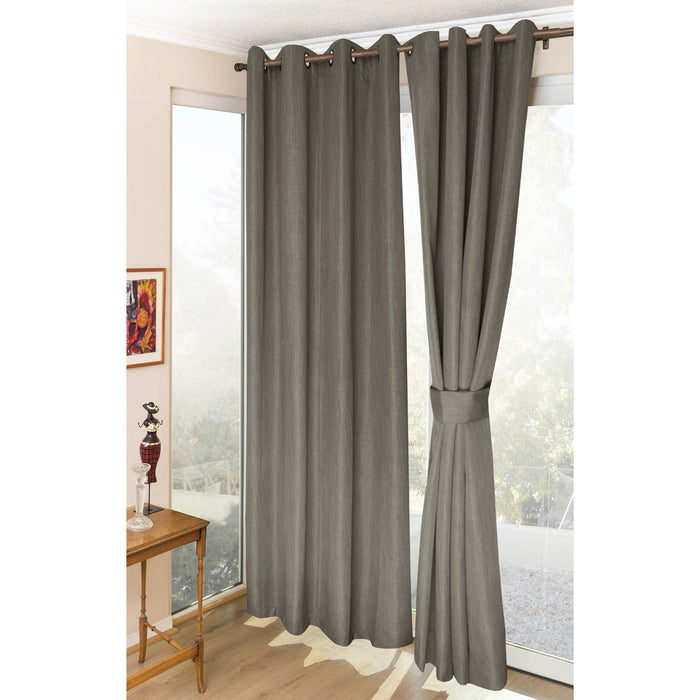 Juego Cortinas Melbourne Argollas (Blackout 80%) - COMPRA MÍNIMA 6 UNIDADES