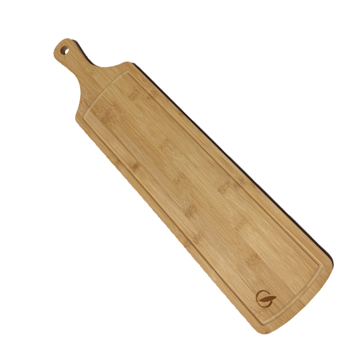 Tabla Bamboo Rectangular para Picar y Servir 66,5 × 15,5 cm - COMPRA MÍNIMA 12 UNIDADES