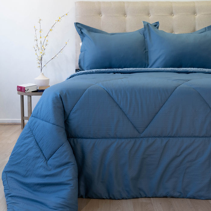 Plumón Outboss Deluxe con Sherpa Colección Nebula - COMPRA MÍNIMA 6 UNIDADES en 1.5 Y 2.0 PLAZAS - COMPRA MÍNIMA 5 UNIDADES en 2.5 Y 3.0 PLAZAS