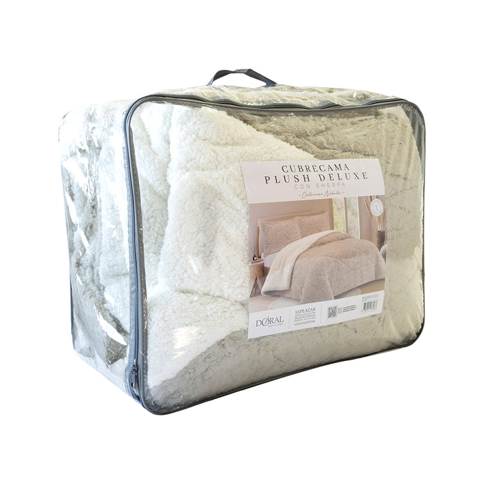 Cubrecama Plush Deluxe con Sherpa Colección Nebula  - COMPRA MÍNIMA 6 UNIDADES 1.5 Y 5 UNIDADES 2.0 PLAZAS, 2.5 PLAZAS Y 3.0 PLAZAS