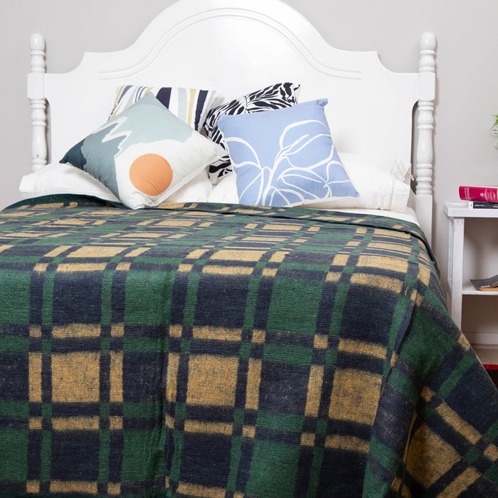 Frazadas Campo Lindo Jacquard Golden Escocés Diseños surtidos