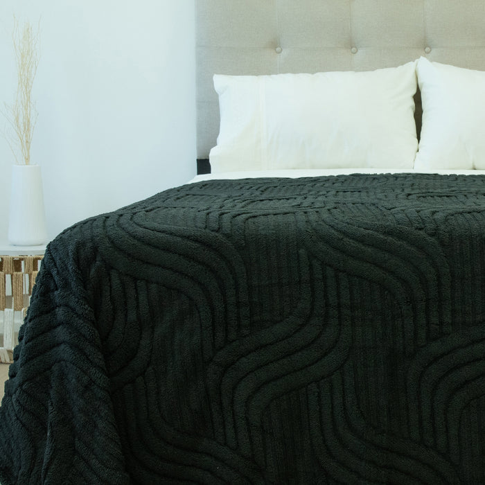 Frazada Chiporro Jacquard Deluxe - COMPRA MÍNIMA 12 UNI. 1.5 PLAZA Y 8 UNI. 2.0 PLAZAS