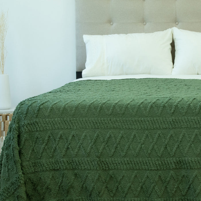 Frazada Chiporro Jacquard Deluxe - COMPRA MÍNIMA 12 UNI. 1.5 PLAZA Y 8 UNI. 2.0 PLAZAS